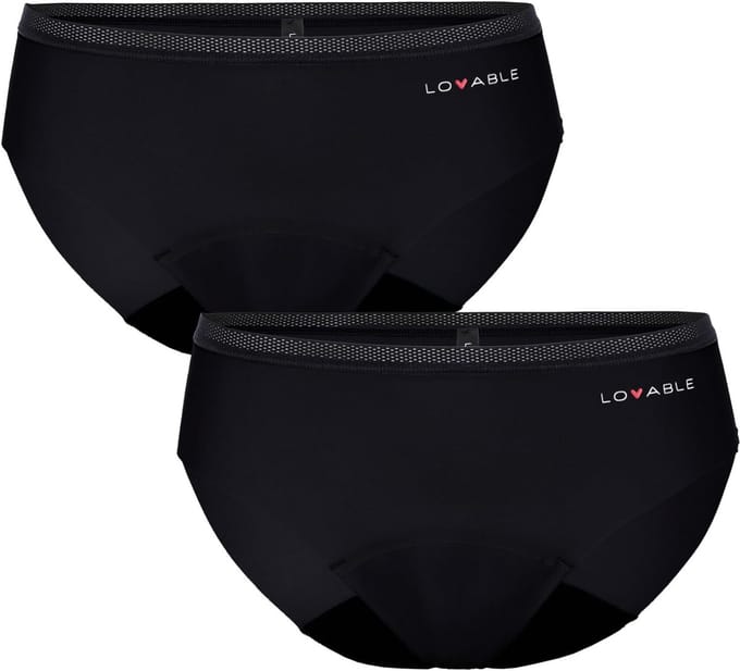Onzichtbare Absorberende Slip voor Gemiddelde Menstruatiekracht - 2-Pack