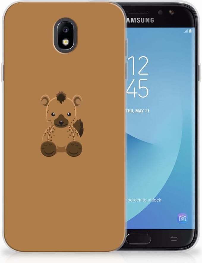 Samsung Galaxy J7 2017 | J7 Pro Telefoonhoesje met Naam Baby Hyena