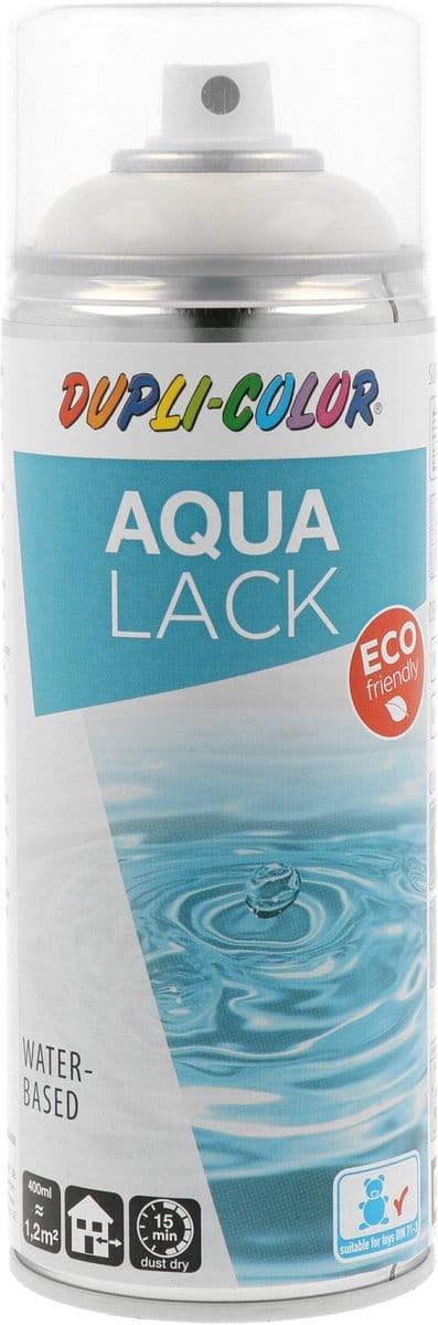 DupliColor Aqua Eco+ RAL9001 Hoogglans Spuitbus 350ml