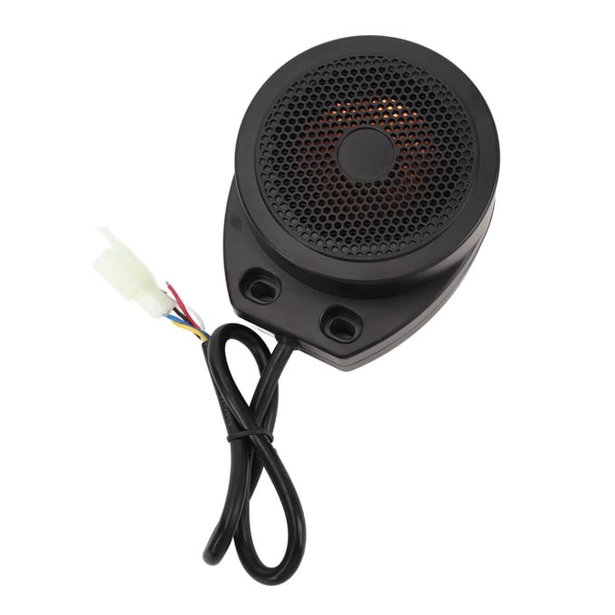 Motorfiets Motorgeluid Simulator 110DB Universeel DC12 tot 80V Motorgeluid Gesimuleerd Systeem voor Elektrische Scooters Go black