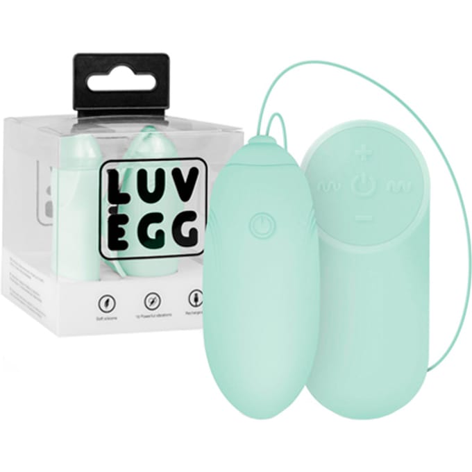 LUV EGG Vibrerend ei - Vibrerend eitje met draadloze afstandsbediening - Vibrerend eitje - Groen