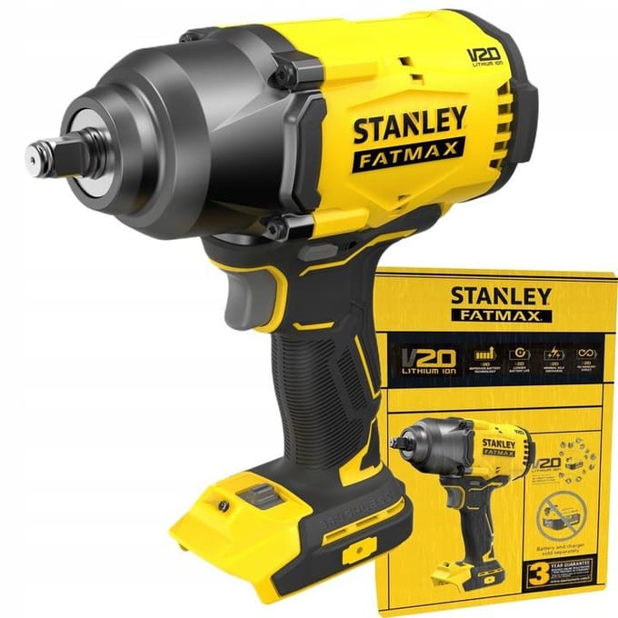 Stanley SFMCF940B FATMAX® V20 Accu slagmoersleutel 949Nm 1/2 frictiering 18V Basic Body