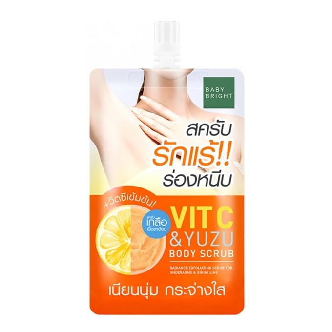 BABY BRIGHT - Gommage Corps Vit C & Yuzu 40 g.  x 6 pièces 40 g. x 6 pcs orange