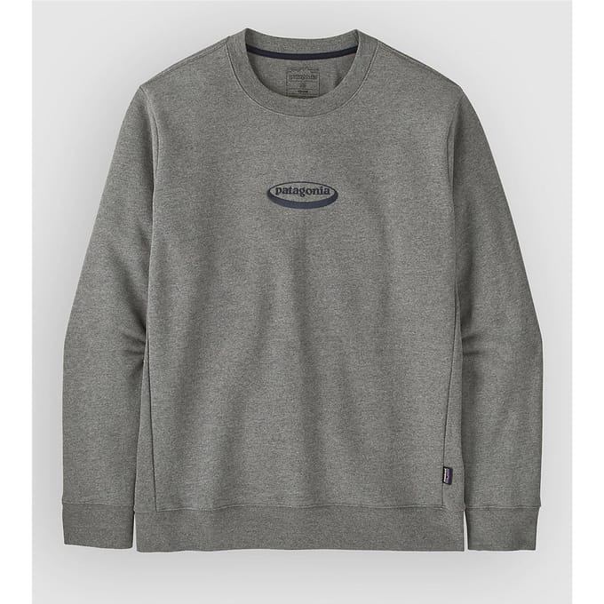 Patagonia 95 Oval Logo Uprisal Crew Sweater grijs