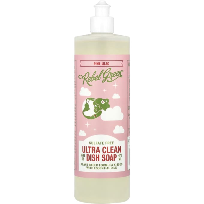 Ultra Clean Afwasmiddel, Roze Lila, 473 ml(16 fl oz) white
