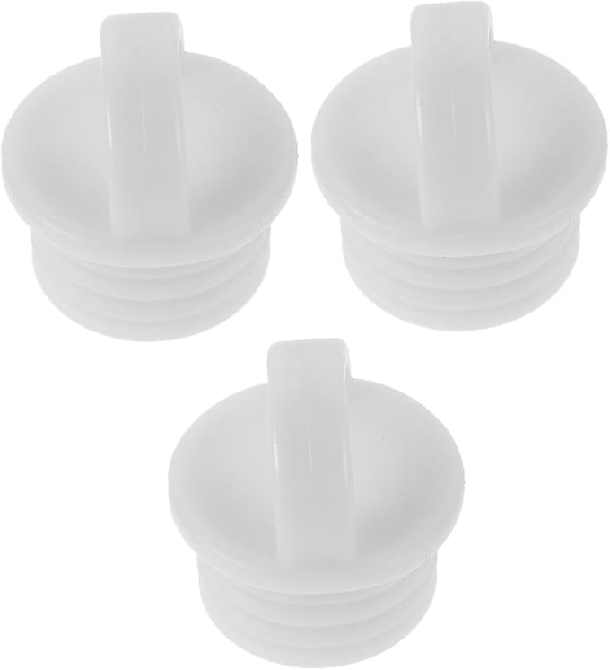 Mop Emmer Stop - Emmer Dop - Water Dicht Maken - Eenvoudige Installatie - 3 Stuks - Wit