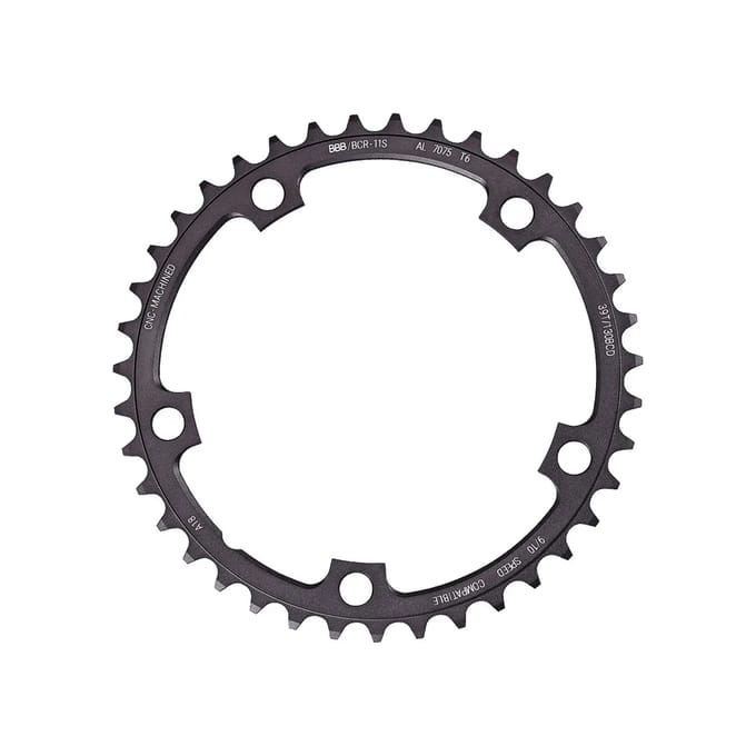 BBB BCR-11S Kettingblad RoadGear 52T/130mm Antraciet