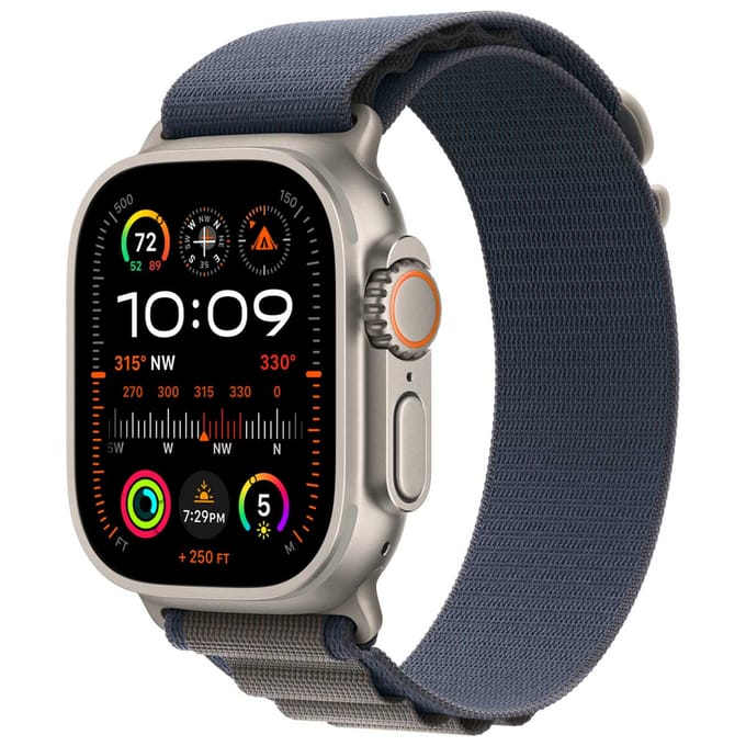Alpine Loop Band voor de Apple Watch | 44/45/46/49 mm - Maat S - Blue