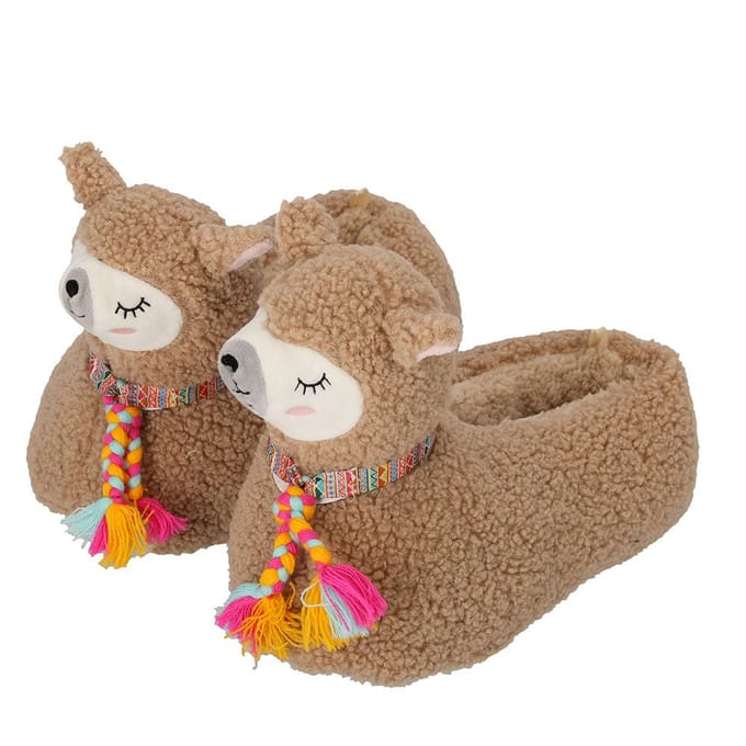 Pantoffels Meisjes - Alpaca - Bruin - 29/30