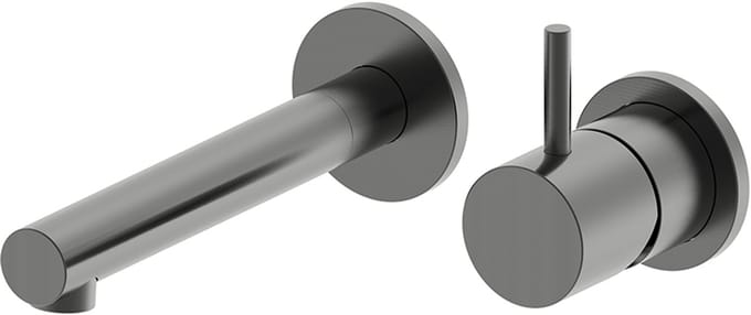 Wiesbaden Style Inbouw Wastafelkraan - Gunmetal