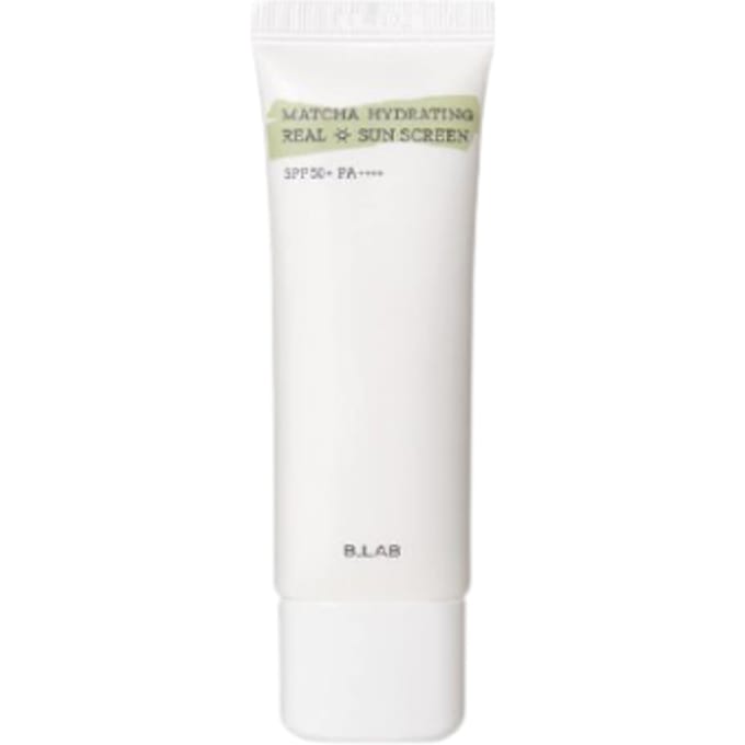 B_Lab, Matcha Hydraterend, Natuurlijk Zonnebrandmiddel, SPF 50+ PA++++, 50 ml (1,69 fl oz) beige