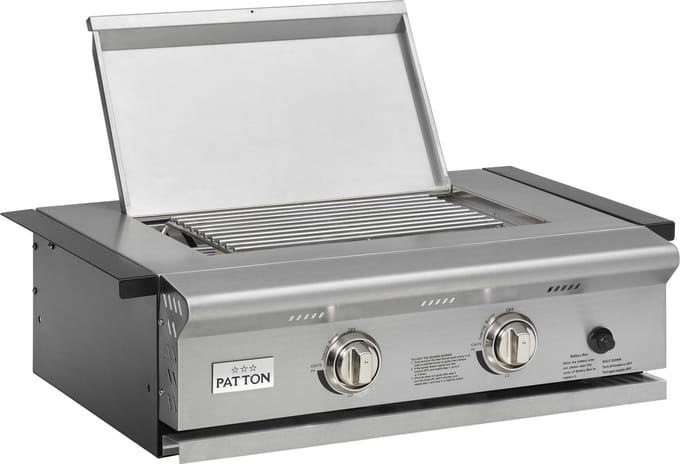 Patton Patron inbouw gasbarbecue 2-brander