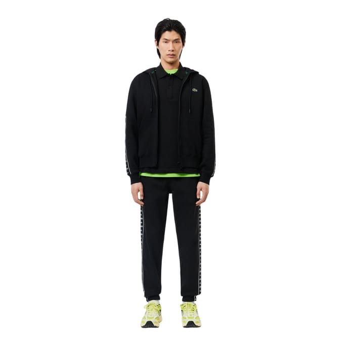 Lacoste Geweven joggingbroeken voor heren (Zwart)