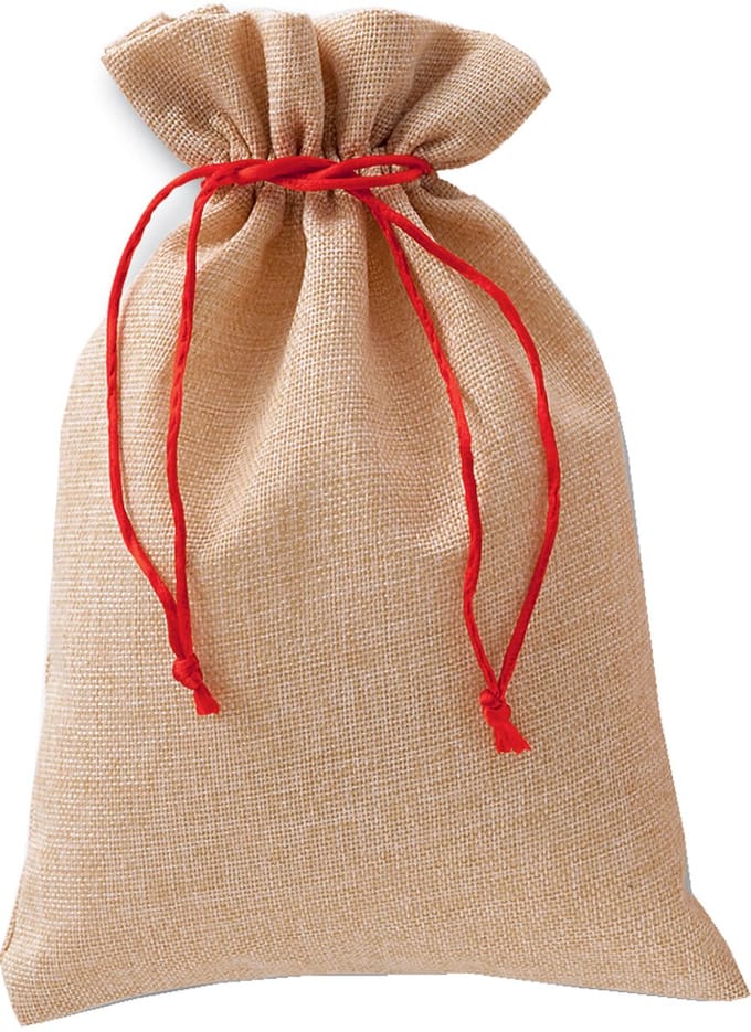 Folia cadeautas jute-look, 170 x 250 mm, naturel