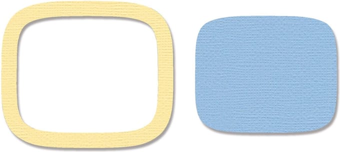 Sizzix • Framelits Die Set Rounded Squares 2pieces