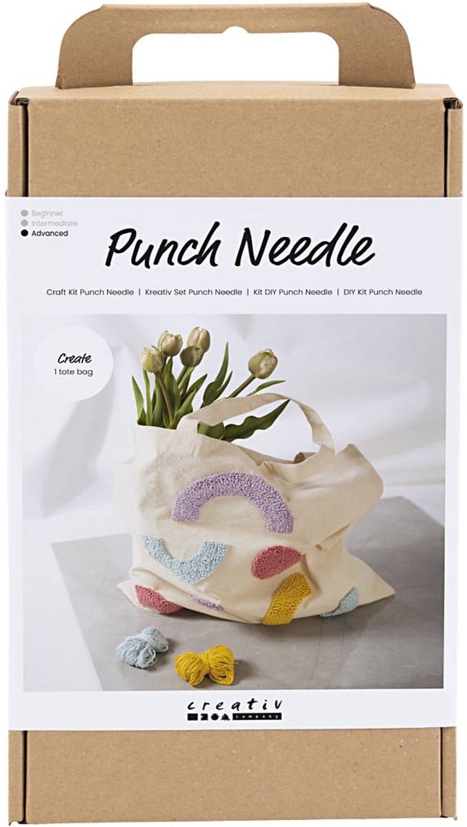 Creativ Company Craft Kit Punch Needle - Tote Bag