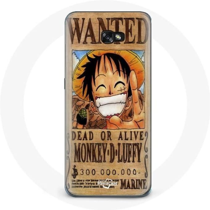 Case voor Samsung A5 2016 One Piece Manga Luffy zoekposter