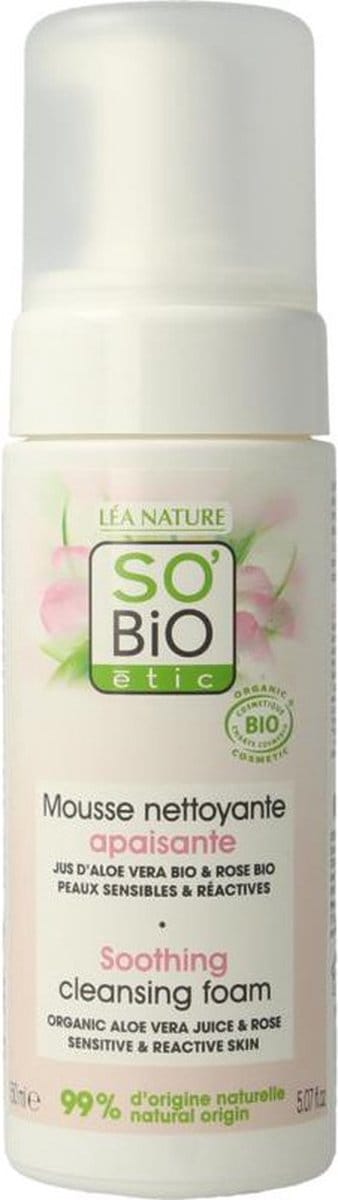SO'BiO étic Hydra Aloe Vera Soothing Cleansing foam 150 ml
