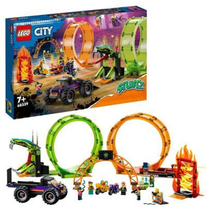 LEGO City Stuntz Dubbele looping stuntarena - 60339