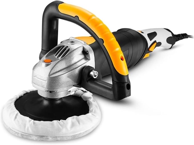 Natte Polijstmachine - Schuurmachine Waxer - Oppervlakken Behandelen - Variabele Snelheid - 180 mm - One Color