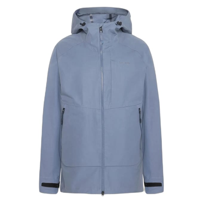 Waterdichte jas met capuchon en volledige rits KnowledgeCotton Apparel Vent canvas 270 shell