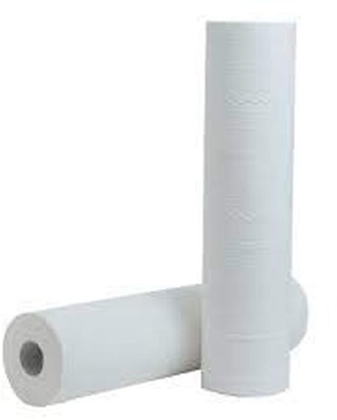 12 Rollen Cellulose Onderzoekstafel Papier - 2-laags Medisch Laken 60cm x 80m