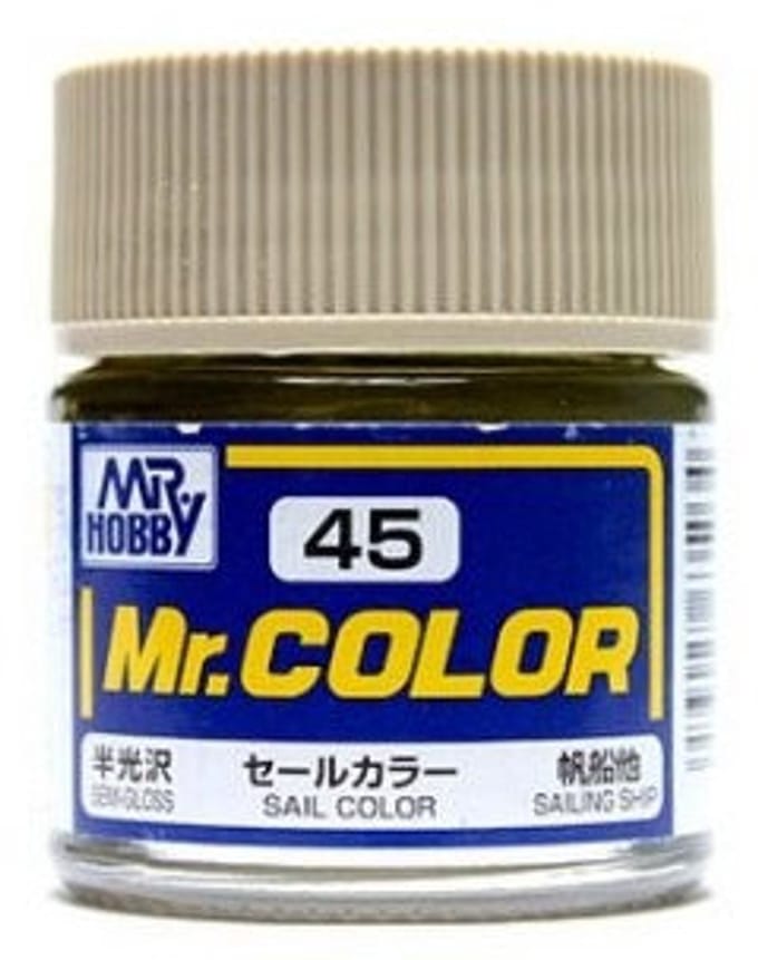 Gunze Mr. Hobby C-045 - Mr. Color 10 ml Sail Color - Lacquer Modelbouwverf