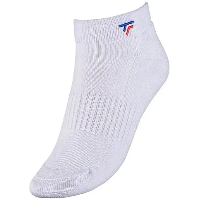 Tecnifibre 24lowwhi35 Korte Sokken 3 Paren Wit EU 40-44