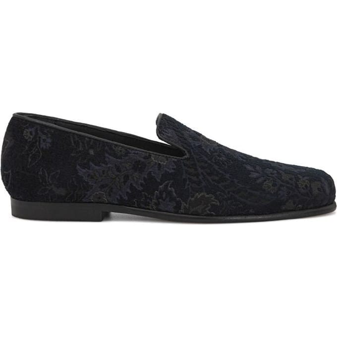 Mocassini met afdrukken bloemen Jacquard Etro