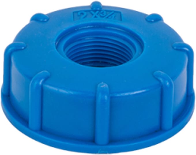 Bradas IBC-adapter – dop – vrouwelijk S60x6 × ¾ inch Binnendraad