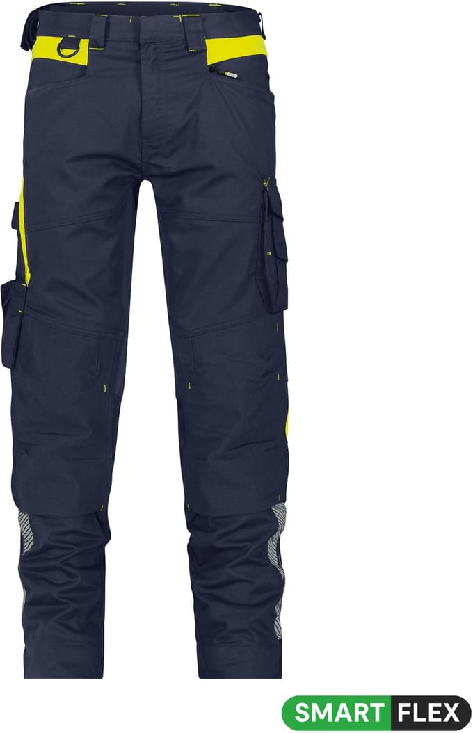 Werkbroek met stretch en kniezakken