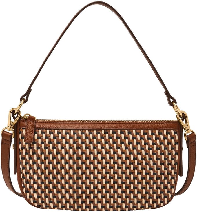 FOSSIL Schoudertas Jolie Crossbody Multi Brown Bruine