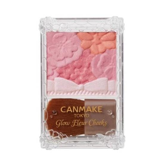 CANMAKE - Glow Fleur Cheeks - 6g - 01 Peach Fleur
