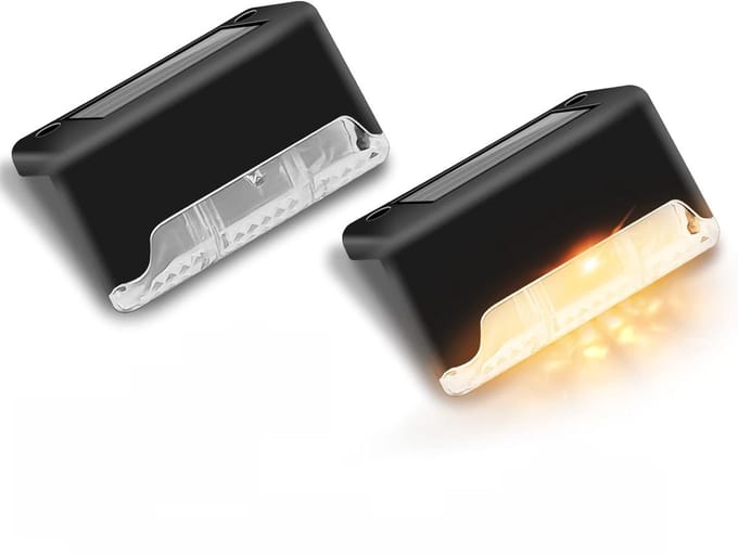 12 stuks Zonneverlichting Buiten – Waterdicht, Zwart, Dubbele Kleurtemperatuur (Wit & Warm Wit)
