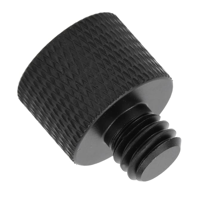 Microfoonstandaard Adapter 58 Inch Vrouwelijk naar 38 Inch Mannelijke Schroefdraad Adapter voor Microfoonstandaard gray