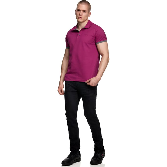 Contrast Polo Piqué Shirt Normale Pasvorm