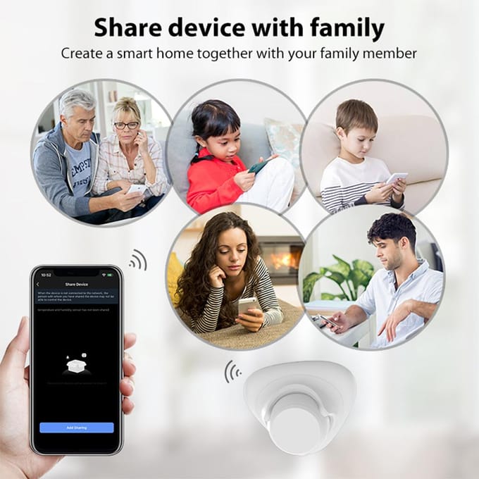 Capteur de présence radar 24G MmWave Zigbee TY APP Télécommande Détecteur de mouvement intelligent Capteur PIR blanc