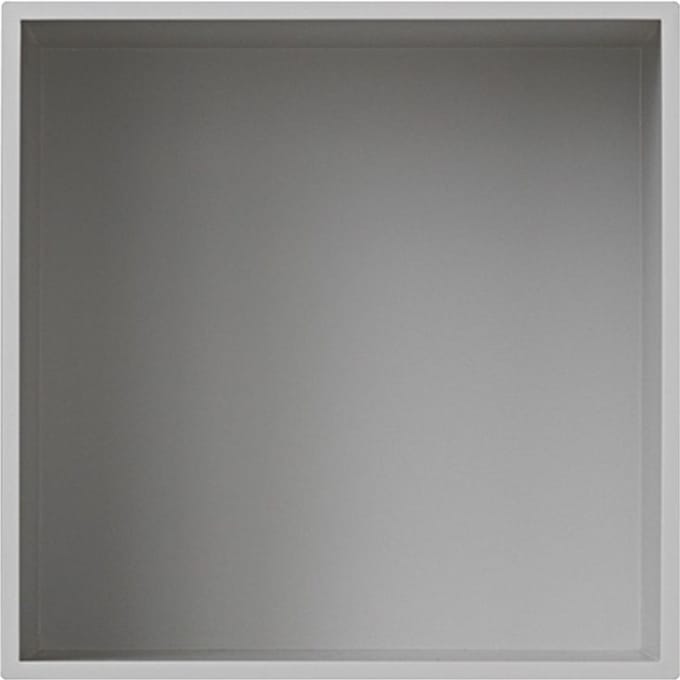 Muuto - Mini Stacked 2.0 met Achterwand - medium - lichtgrijs - 4 - 6 Wochen
