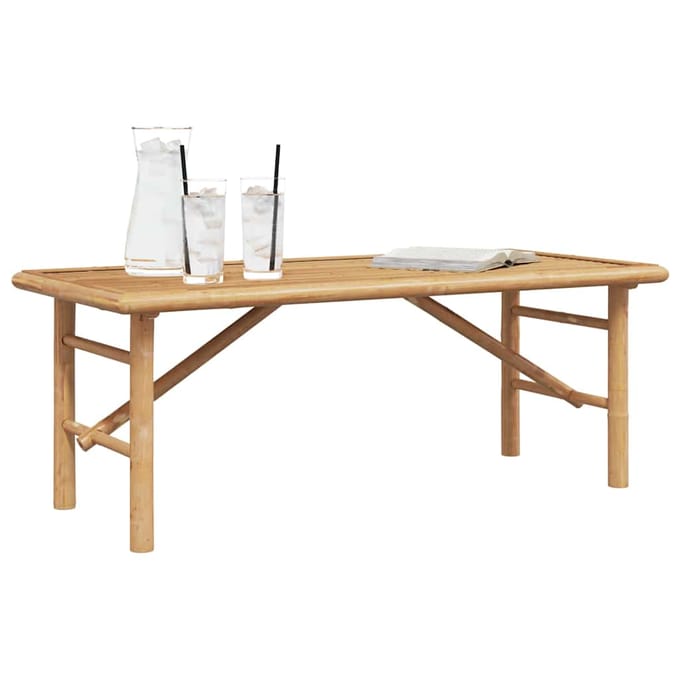 vidaXL - Salontafel - Bruin - 110 - x - 50 - x - 43 - cm - Bamboe