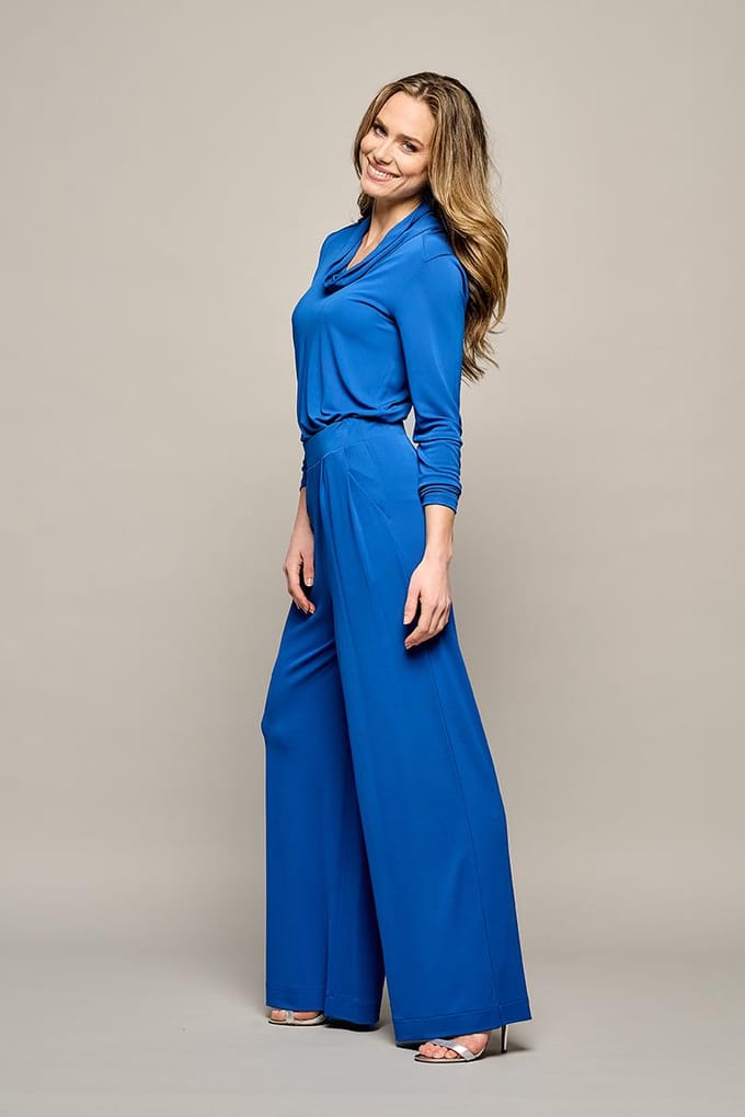 Ivy Palazzo Broek Kobalt