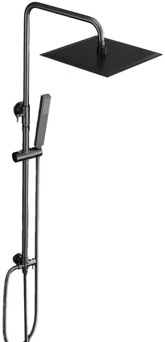 CLVP® Regendouche Zonder Kraan - Regendouchekop - Regendouches - Regendoucheset - Zilver