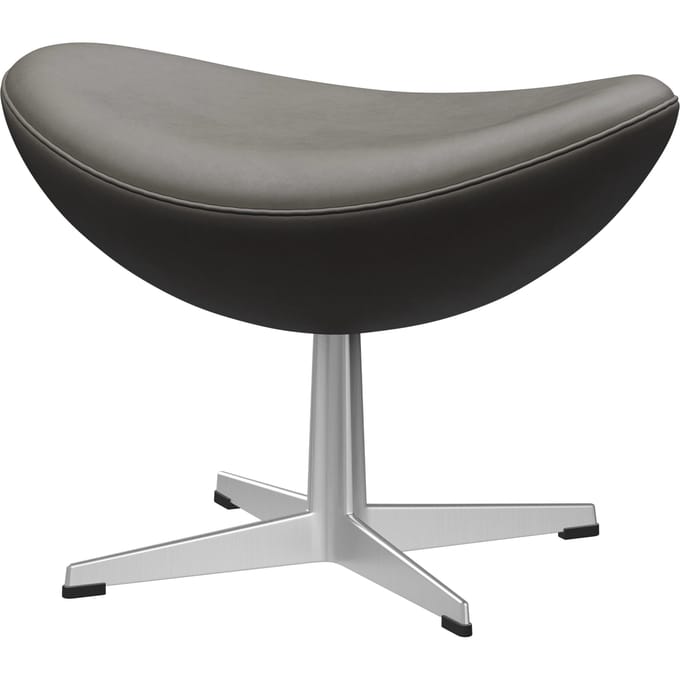 Fritz Hansen Das Ei Voetbank - leer Essential lava - aluminium