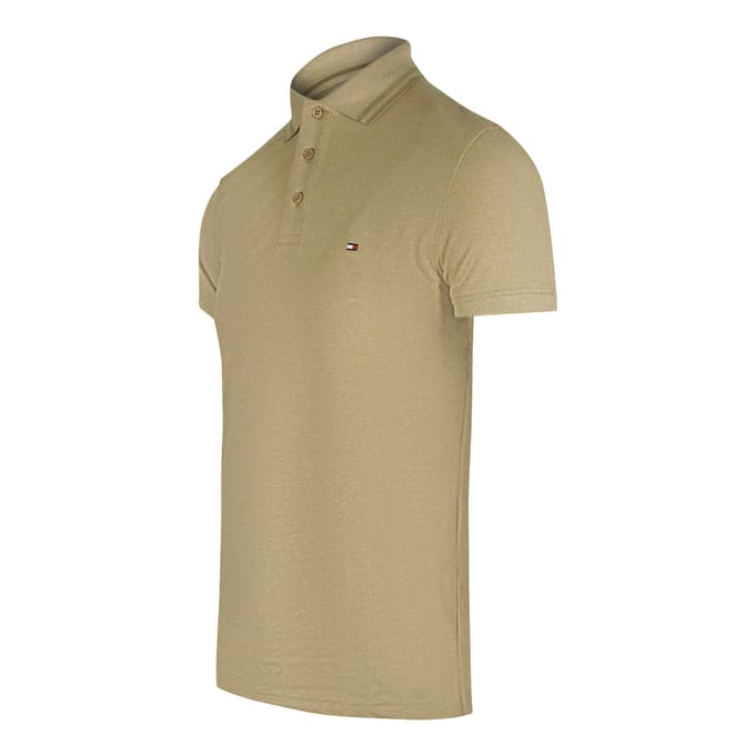 Tommy Hilfiger Donker Duinbeige Poloshirt