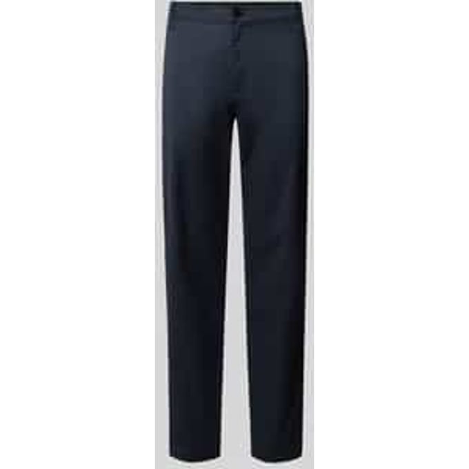Tapered fit chino met ceintuurlussen, model 'Morry'
