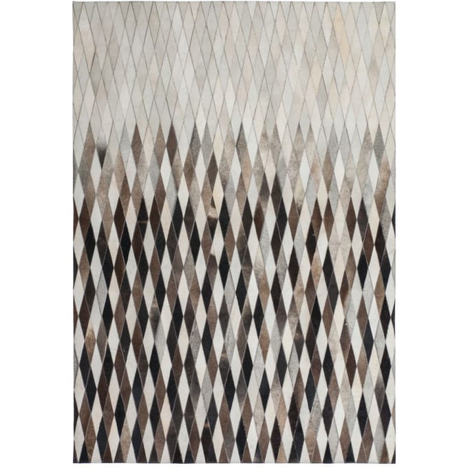 Vloerkleed Turn handgemaakt leer | Forte Collection