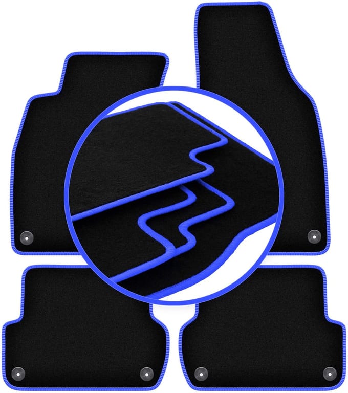 CARLUX-BLUE automatten voor: Seat Exeo sedan, stationwagen (2008-2015)