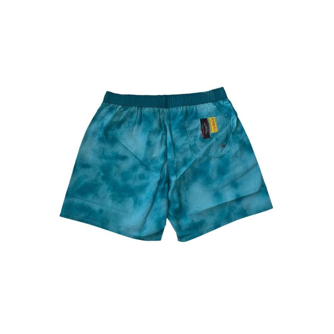 Tiedye zwemshorts met label