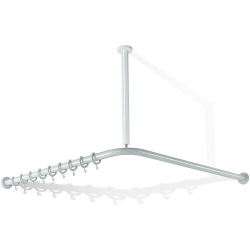 HEWI Series 801 curtain rod with 24 rings, 801.34.110 95