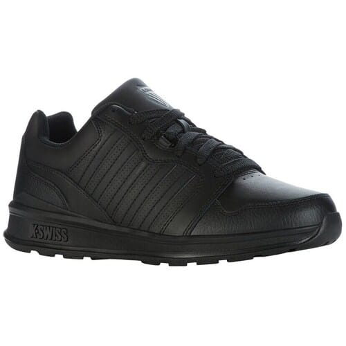 K-SWISS Rival Trainer BLK BLK SMKD M Heren Sneakers - Zwart - 43