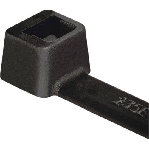 HellermannTyton 111-12010 T120R Kabelbinder Zwart 100 stuk(s)